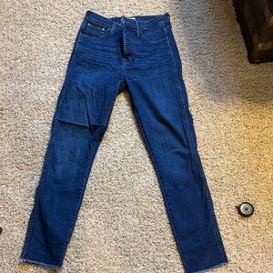 Madewell 10” high rise Skinny Jeans